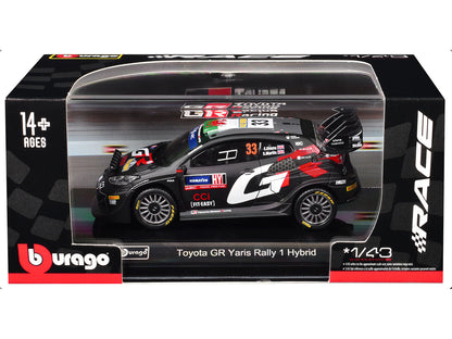 Toyota GR Yaris Rally1 Hybrid #33 Elfyn Evans - Scott Martin "Toyota Gazoo Racing WRT" "World Rally Championship" (2024) "Race" Series 1/43 Diecast Model Car