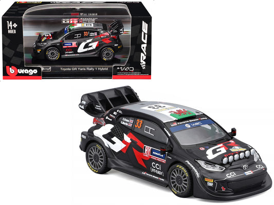 Toyota GR Yaris Rally1 Hybrid #33 Elfyn Evans - Scott Martin "Toyota Gazoo Racing WRT" "World Rally Championship" (2024) "Race" Series 1/43 Diecast Model Car
