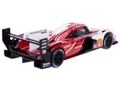 Porsche 963 #6 Kevin Estre - Andre Lotterer - Laurens Vanthoor "Porsche Penske Motorsport" Drivers' Winner "FIA World Endurance Championship" (2024) with Display Case "Race" Series 1/43 Diecast Model Car