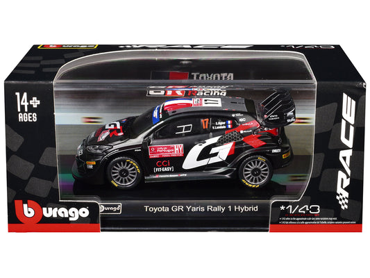 Toyota GR Yaris Rally1 Hybrid #17 Sebastien Ogier - Vincent Landais "Toyota Gazoo Racing WRT" "World Rally Championship" (2024) "Race" Series 1/43 Diecast Model Car