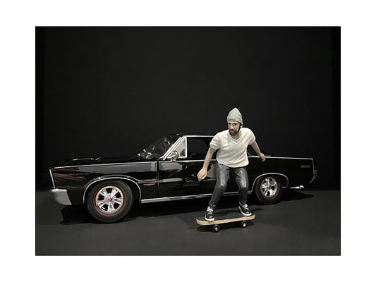 Skateboarder Figurine II for 1/24 Scale Models