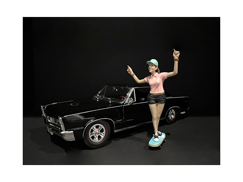 Skateboarder Figurine IV for 1/24 Scale Models