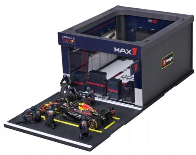 Red Bull Racing Pit Pass Diorama Set with RB21 #1 Max Verstappen "Formula One F1 World Championship" (2025) "Formula Racing" Series 1/43 Diecast Model