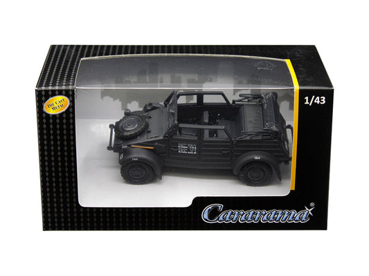 Volkswagen Kubelwagen Convertible K Type 82 Black 1/43 Diecast Model Car