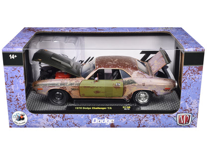 1970 Dodge Challenger T/A Rusted Limited Edition to 4050 pieces Worldwide 1/24 Diecast Model Car