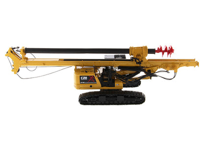 CZM EK160 Cylinder Crowd Drilling Rig Yellow "High Line" Series 1/50 Diecast Model