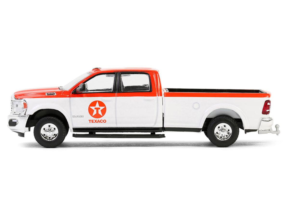 2023 Ram 2500 Pickup Truck "Texaco" Orange and White "Texaco Special Edition" Series 1 1/64 Diecast Model Car