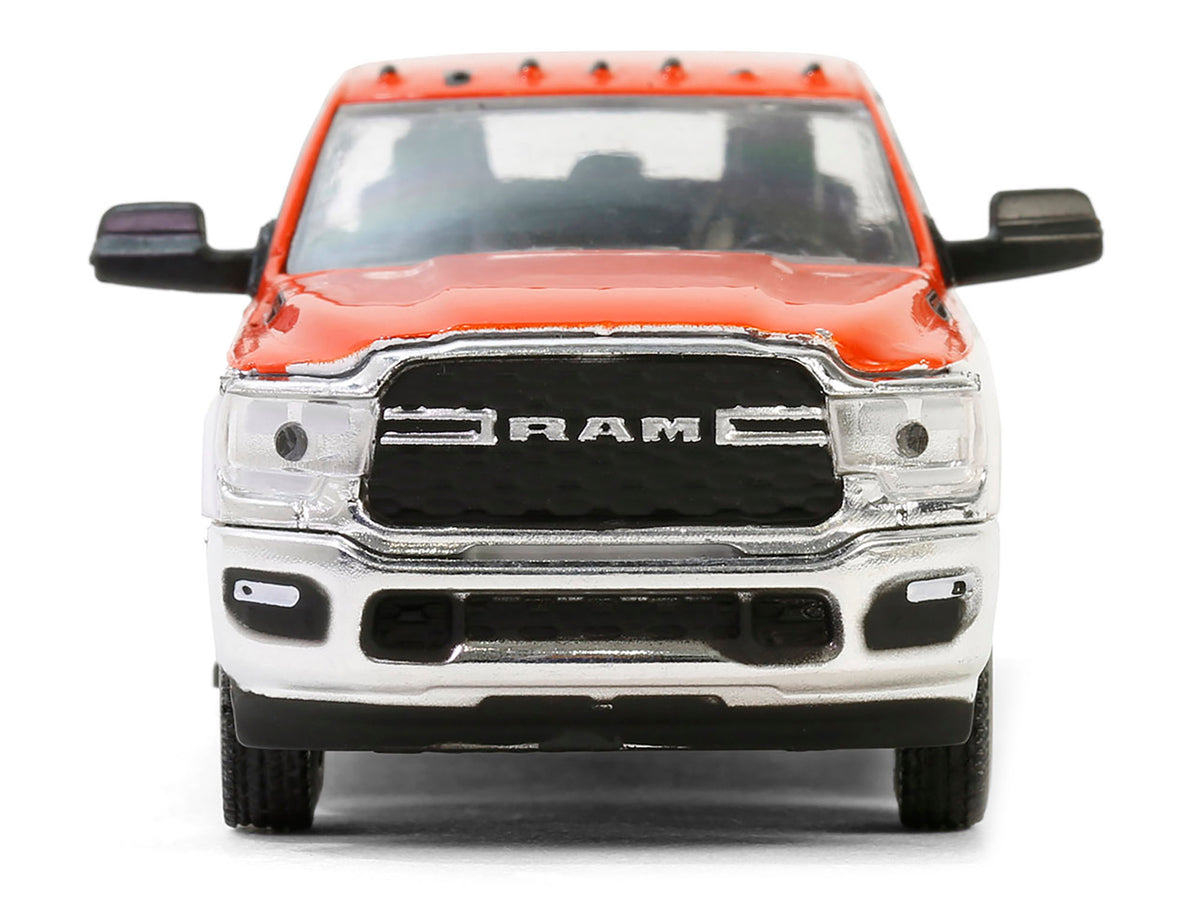 2023 Ram 2500 Pickup Truck "Texaco" Orange and White "Texaco Special Edition" Series 1 1/64 Diecast Model Car