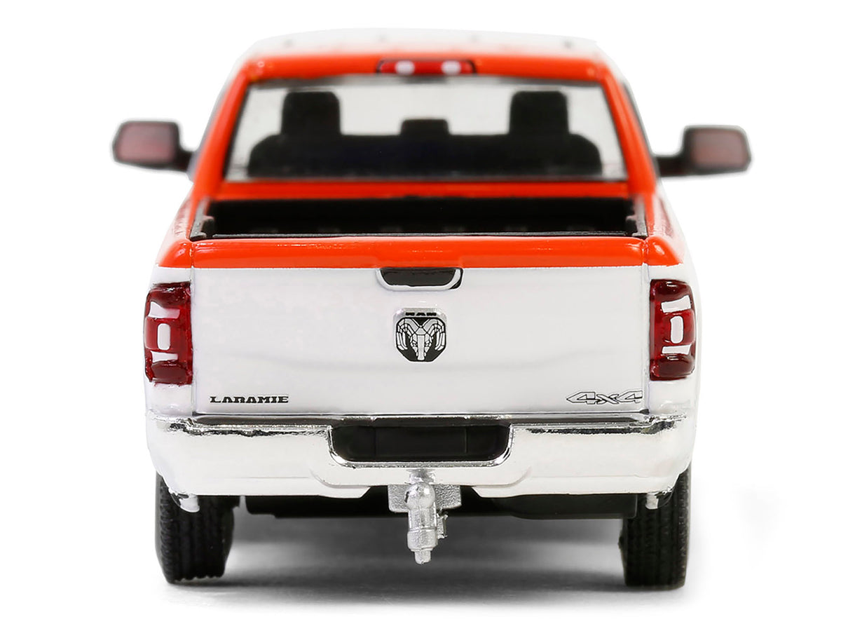 2023 Ram 2500 Pickup Truck "Texaco" Orange and White "Texaco Special Edition" Series 1 1/64 Diecast Model Car