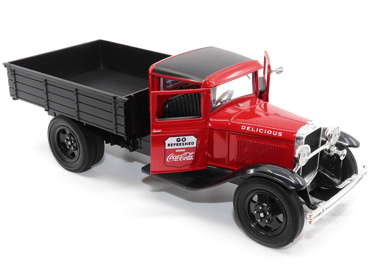 1931 Ford Model AA Pickup Truck Red and Black "Go Refreshed - Drink Coca-Cola" 1/24 Diecast Model Car