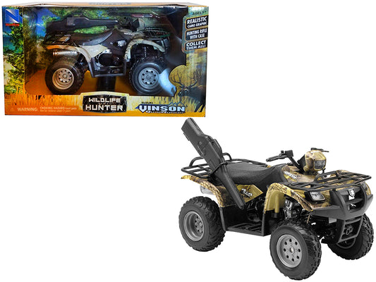 Suzuki Vinson 500 4X4 Quad Runner Green ATV 1/12 Diecast Motorcycle Model