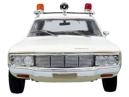 1972 AMC Matador Police Car "Phoenix Police Department" White and Beige 1/43 Diecast Model