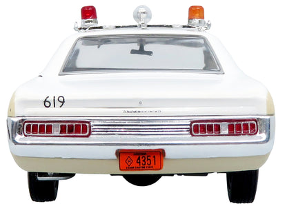 1972 AMC Matador Police Car "Phoenix Police Department" White and Beige 1/43 Diecast Model