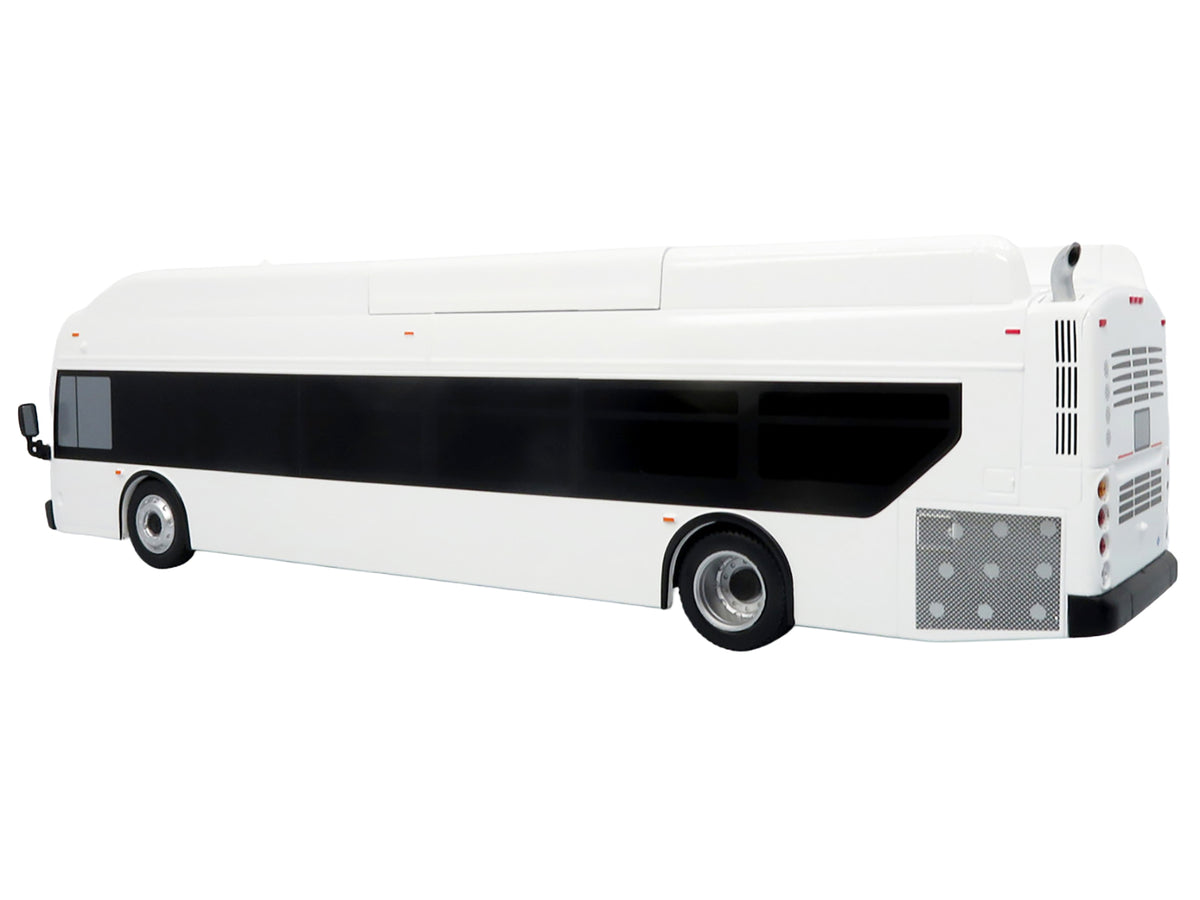 New Flyer Xcelsior Transit Bus Bank White "The Bus & Motorcoach Collection" Limited Edition to 504 Pieces Worldwide 1/43 Model