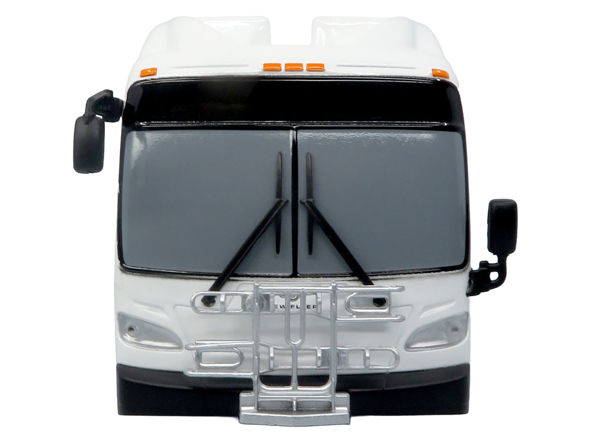New Flyer Xcelsior Transit Bus Bank White "The Bus & Motorcoach Collection" Limited Edition to 504 Pieces Worldwide 1/43 Model