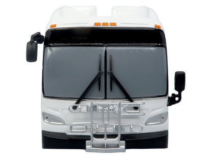 New Flyer Xcelsior Transit Bus Bank White "The Bus & Motorcoach Collection" Limited Edition to 504 Pieces Worldwide 1/43 Model