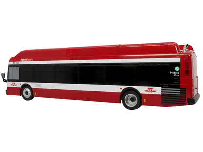 New Flyer Xcelsior Transit Bus Bank "TTC – Toronto Transit Commission" Red and White "The Bus & Motorcoach Collection" Limited Edition to 504 Pieces Worldwide 1/43 Model
