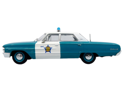 1964 Ford Galaxie 500 Police Car "Chicago Police Department" Blue and White "Five0" Series Limited Edition to 504 pieces Worldwide 1/43 Diecast Model