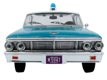 1964 Ford Galaxie 500 Police Car "Chicago Police Department" Blue and White "Five0" Series Limited Edition to 504 pieces Worldwide 1/43 Diecast Model