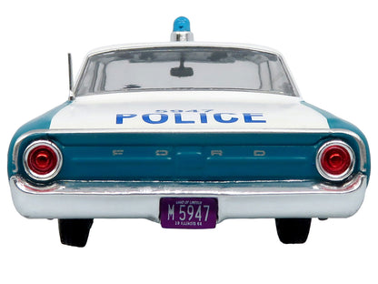 1964 Ford Galaxie 500 Police Car "Chicago Police Department" Blue and White "Five0" Series Limited Edition to 504 pieces Worldwide 1/43 Diecast Model