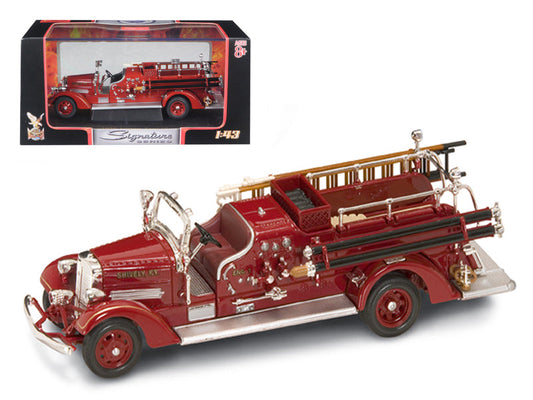 1938 Ahrens Fox VC Fire Engine Red 1/43 Diecast Model