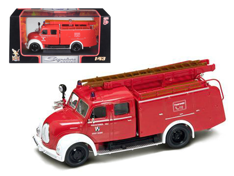 1961 Magirus Deutz Mercur TLF-16 Red/White 1/43 Diecast Model Car