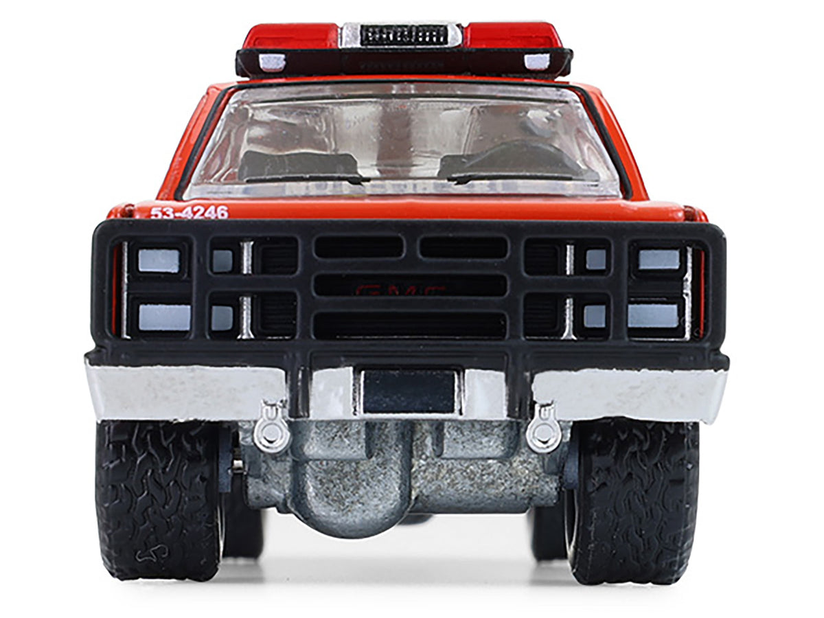 1991 GMC Suburban "Canada Coast Guard" Red with White Stripes "Hot Pursuit - Canada Special Edition" Series 1/64 Diecast Model Car