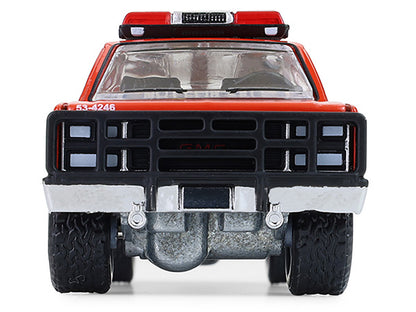 1991 GMC Suburban "Canada Coast Guard" Red with White Stripes "Hot Pursuit - Canada Special Edition" Series 1/64 Diecast Model Car