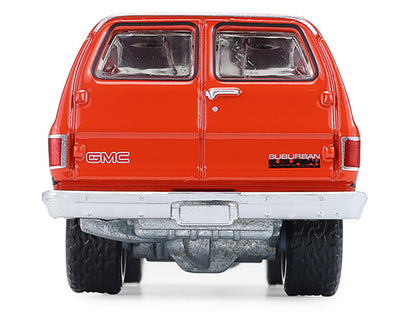 1991 GMC Suburban "Canada Coast Guard" Red with White Stripes "Hot Pursuit - Canada Special Edition" Series 1/64 Diecast Model Car
