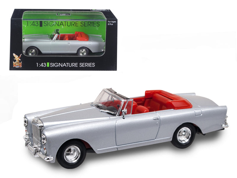 1961 Bentley Continental S2 Park Ward DHC Convertible Silver 1/43 Diecast Car Model