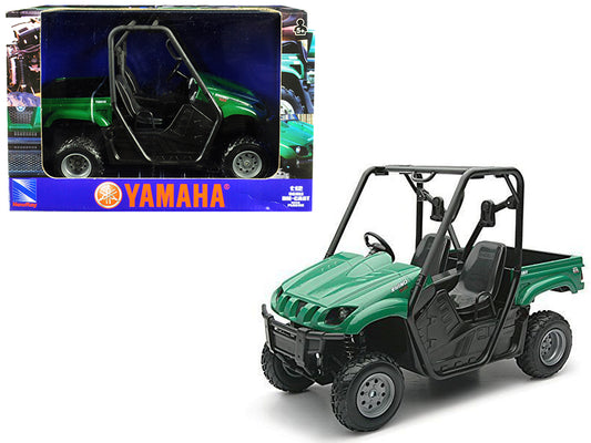 2008 Yamaha Rhino 700 F1 4x4 Off Road ATV Green 1/12 Diecast Model