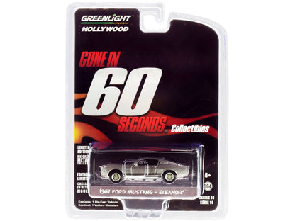 1967 Ford Mustang Custom "Eleanor" "Gone in 60 Sixty Seconds" (2000) Movie 1/64 Diecast Car Model