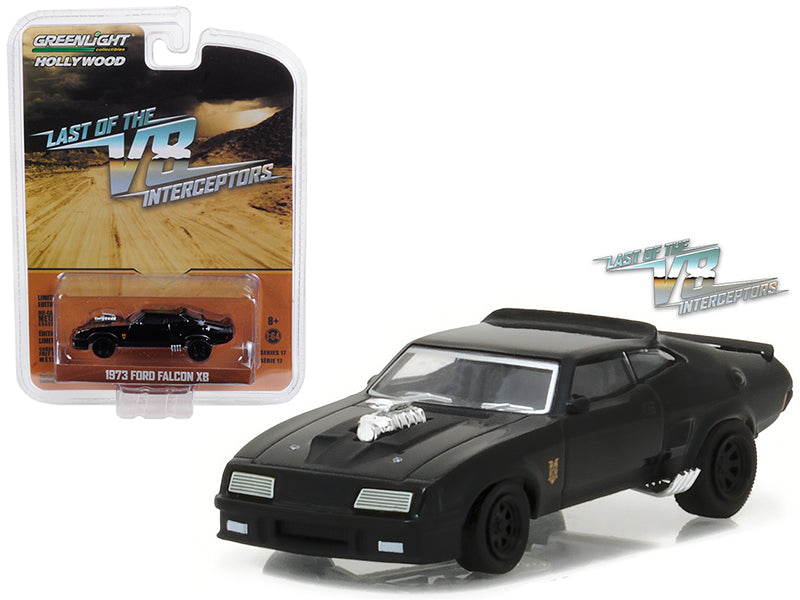 1973 Ford Falcon XB Black "Last of the V8 Interceptors" (1979) Movie "Hollywood Series" Release 17 1/64 Diecast Model Car
