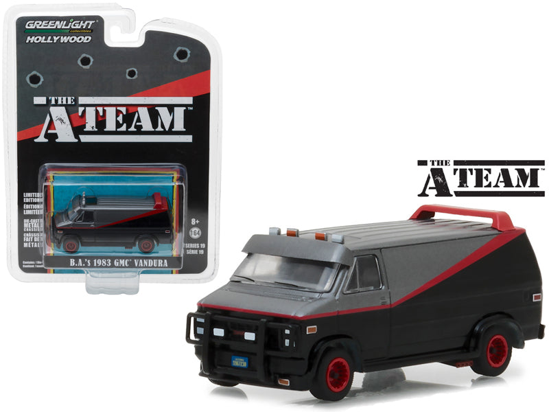 1983 GMC Vandura (B.A.'s) "The A-Team" (1983-1987) TV Series Hollywood Series 19 1/64 Diecast Model Car