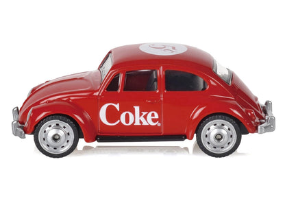 1967 Volkswagen Beetle "Coca-Cola" Red 1/50 Diecast Model