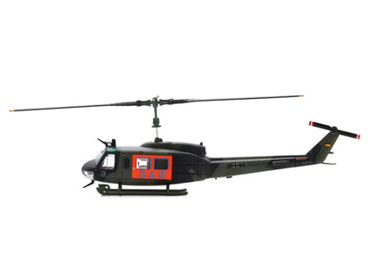 Bell UH 1D Helicopter "SAR - German Army" Green Camouflage 1/87 (HO) Scale Diecast Model Car