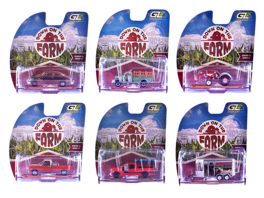 "Down on the Farm" Series 11 Set of 6 pieces 1/64 Diecast Models