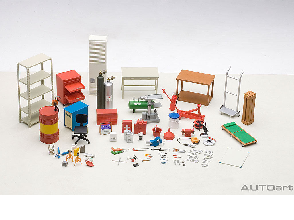 Garage Kit Set for 1/18 Scale Models