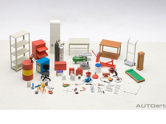 Garage Kit Set for 1/18 Scale Models