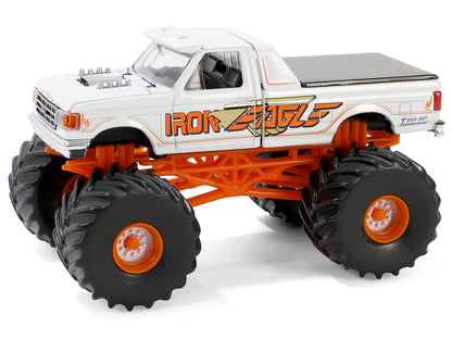 1990 Ford F-350 Monster Truck White "Iron Eagle" "Kings of Crunch" Series 15 1/64 Diecast Model Car