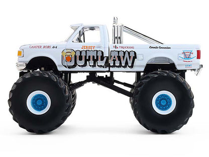 1988 Ford F-150 Monster Truck "Jersey Outlaw" White "Kings of Crunch" Series 16 1/64 Diecast Model Car
