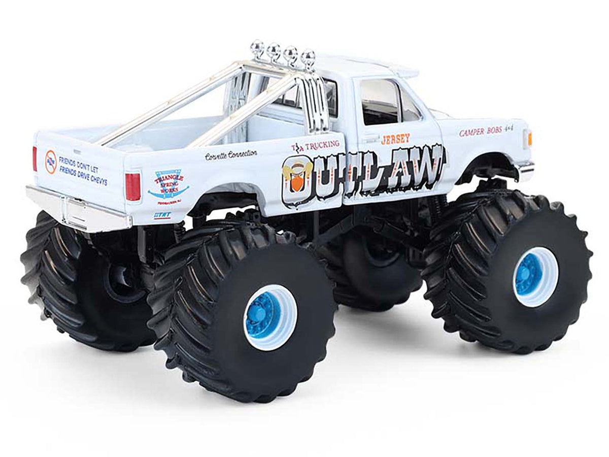 1988 Ford F-150 Monster Truck "Jersey Outlaw" White "Kings of Crunch" Series 16 1/64 Diecast Model Car