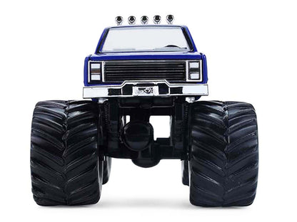 1981 Chevrolet K20 Monster Truck #5 "HendrickCars.com" Blue and White with Graphics "Kings of Crunch - Hendrick Motorsports Tribute" Special Edition 1/64 Diecast Model Car