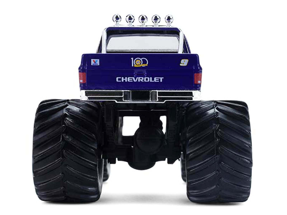 1984 Chevrolet C20 Monster Truck #9 "NAPA" Blue with Graphics "Kings of Crunch - Hendrick Motorsports Tribute" Special Edition 1/64 Diecast Model Car