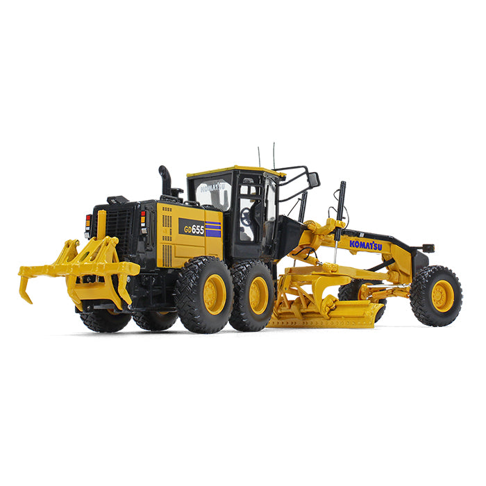 Komatsu GD655-6 Motor Grader with Ripper 1/50 Diecast Model
