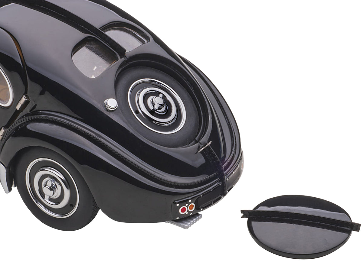 1938 Bugatti Type 57SC Atlantic with Disc Wheels Black 1/43 Diecast Model Car