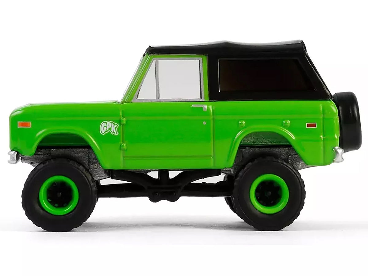 1969 Ford Bronco "Garbage Pail Kids: Super Snotty" Green with Black Top "San Diego Comic-Con 2024 Exclusive" 1/64 Diecast Model Car