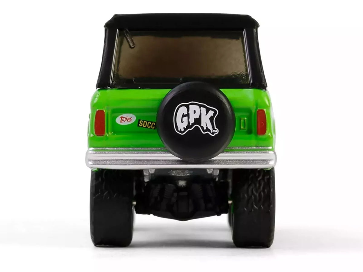 1969 Ford Bronco "Garbage Pail Kids: Super Snotty" Green with Black Top "San Diego Comic-Con 2024 Exclusive" 1/64 Diecast Model Car