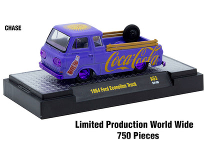 "Coca-Cola" Set of 3 pieces Release 53 Limited Edition to 10000 pieces Worldwide 1/64 Diecast Model Cars