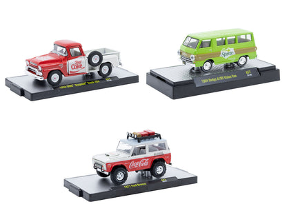 "Sodas" Set of 3 pieces Release 57 Limited Edition to 10000 pieces Worldwide 1/64 Diecast Model Cars